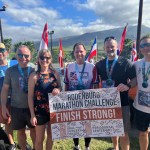 TOSC Team who ran a marathon